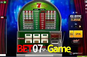 Promoção Relâmpago Bet07 Game
